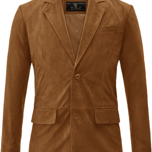 Men's Brown Leather Coat - Premium Quality by Taj Leather