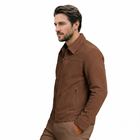 Suede Solid Leather Biker Jacket