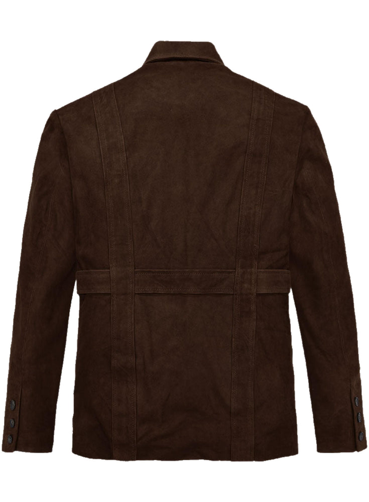 Men's Brown Leather Coat - Premium Quality by Taj Leather
