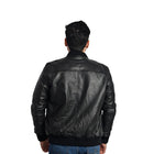 Men's Black 100% Genuine Leather Jacket - Premium Taj Leather