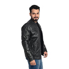 D-Design Leather Jacket by Taj Leather - Men's Fashion Statement