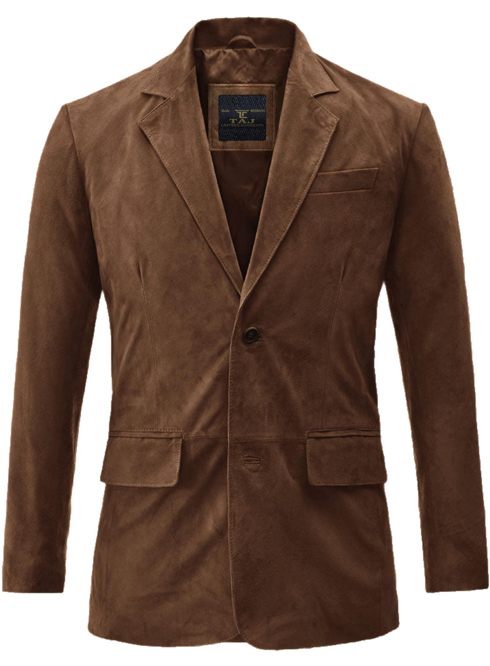 Men's Brown Leather Coat - Premium Quality by Taj Leather