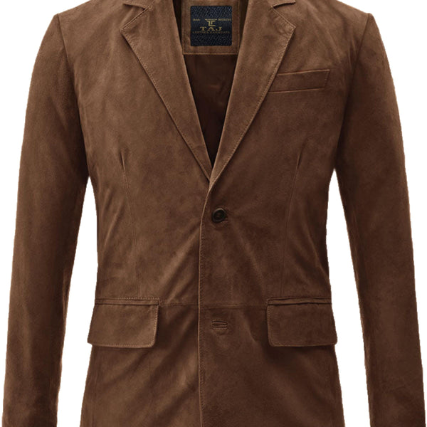 Men's Brown Leather Coat - Premium Quality by Taj Leather