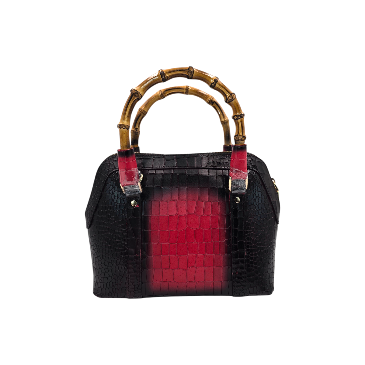 Genuine Leather Handbags with Bamboo handle for Women - Multi-Style Tote, Crossbody, and Top Handle Bag.