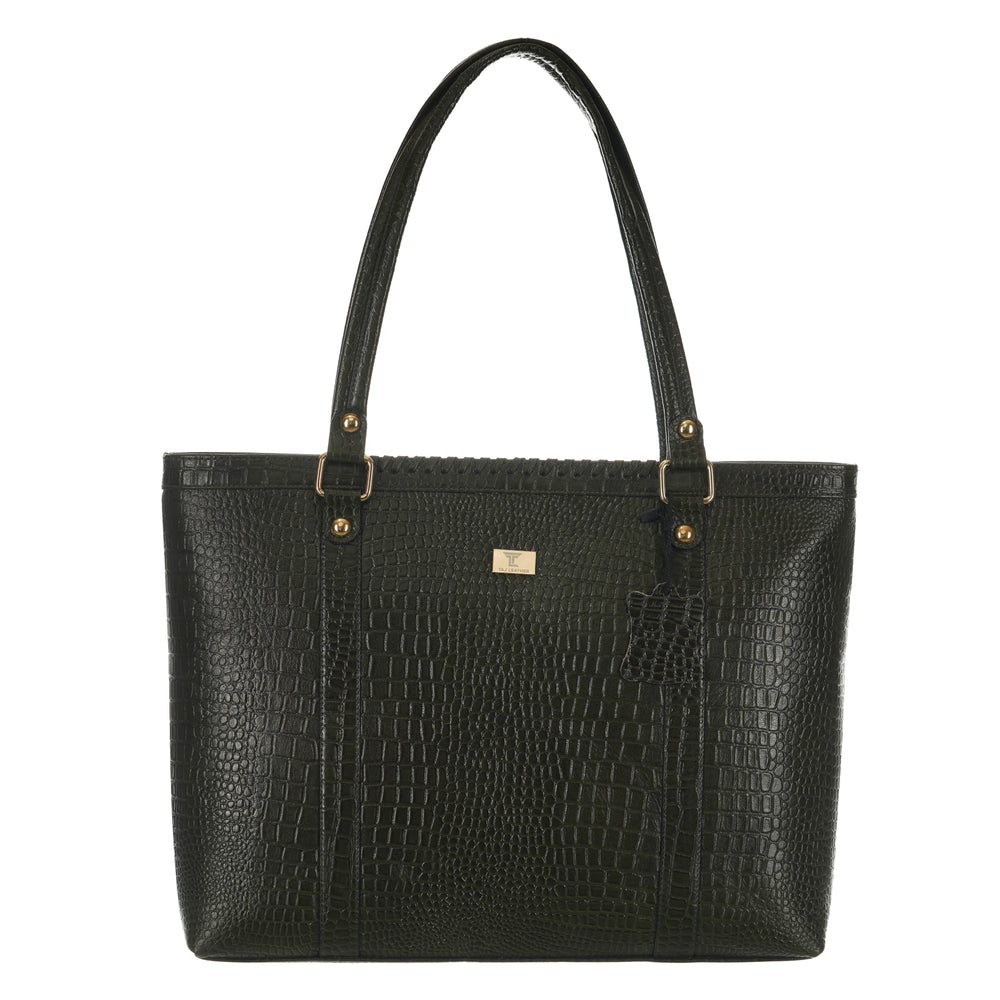Women's 100% Leather Shoulder Bag - Elegant and Durable with Spacious Design