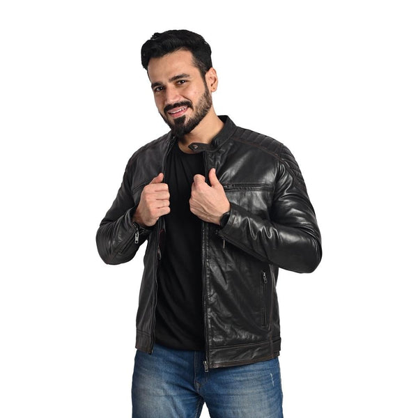 Men's Solid Casual Jacket - Comfortable and Stylish Outerwear for Men