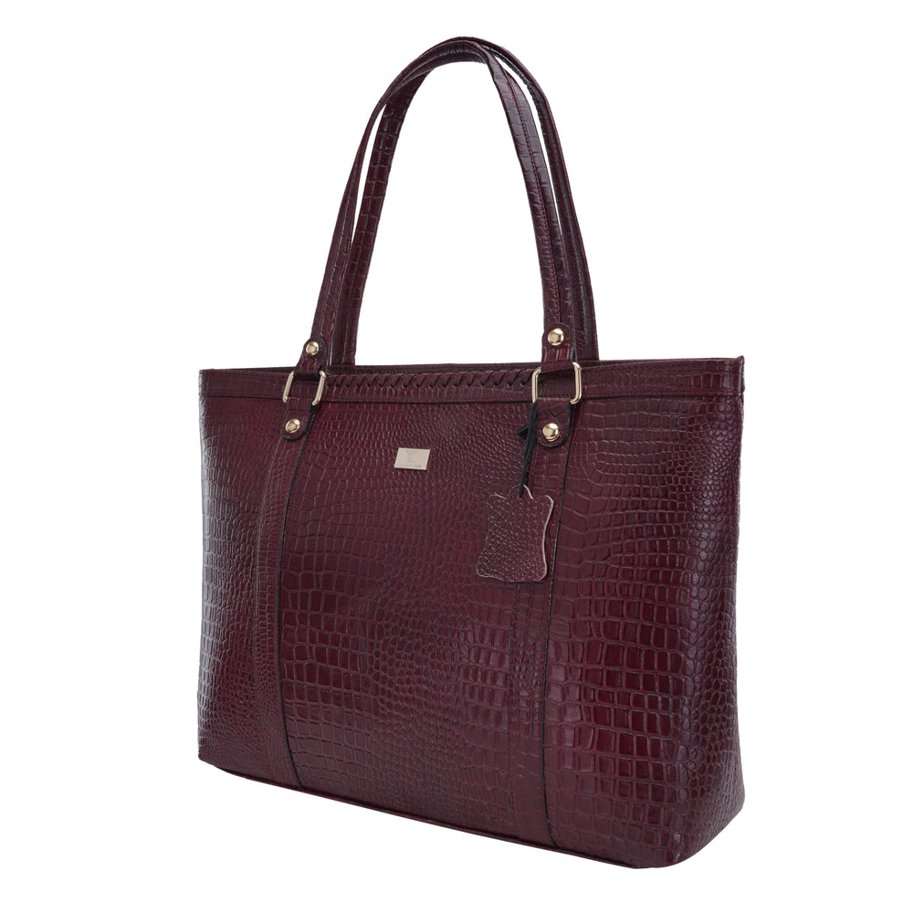 Women's 100% Leather Shoulder Bag - Elegant and Durable with Spacious Design