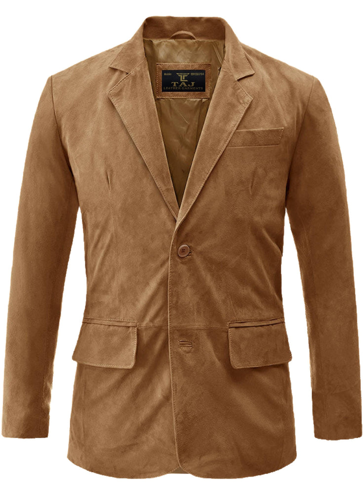 Men's Brown Leather Coat - Premium Quality by Taj Leather