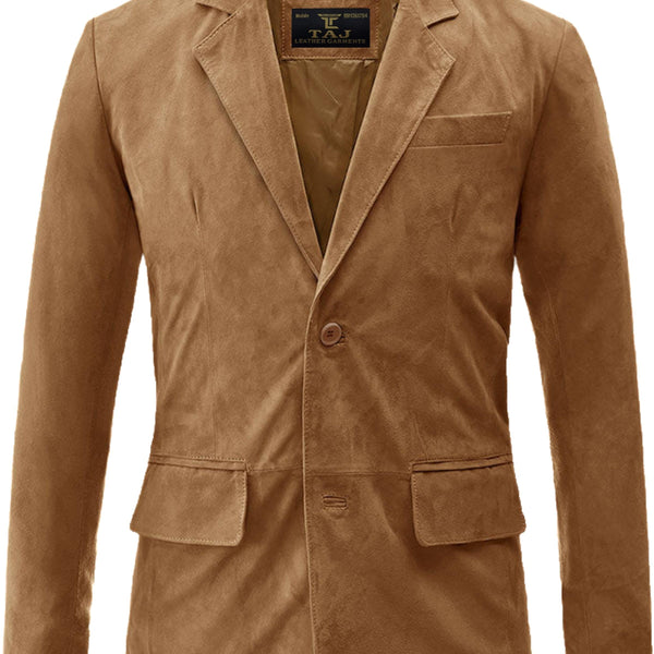 Men's Brown Leather Coat - Premium Quality by Taj Leather