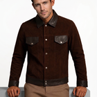 Cantras Suede Leather Biker Jacket