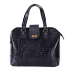 Women's Luxury Leather Shoulder Crossbody Handbag - Crocodile Pattern Stylish Bag