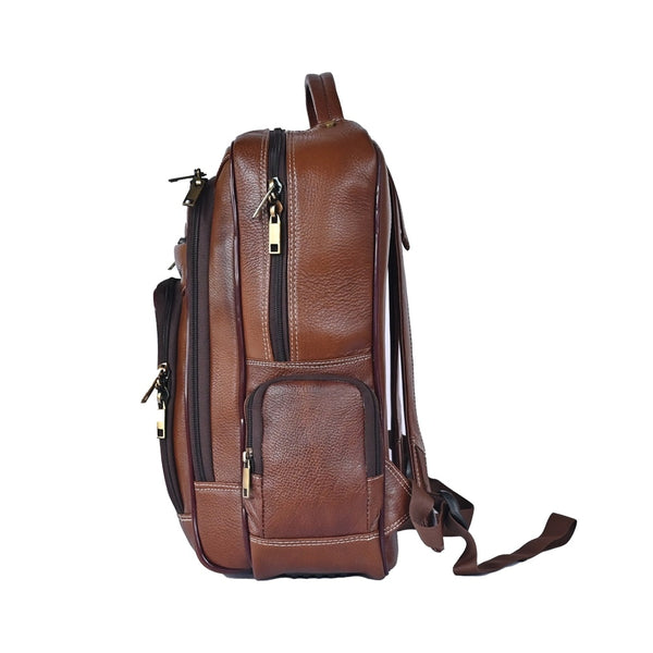 Large 35 L Laptop Backpack 100% Genuine Leather Laptop Backpack