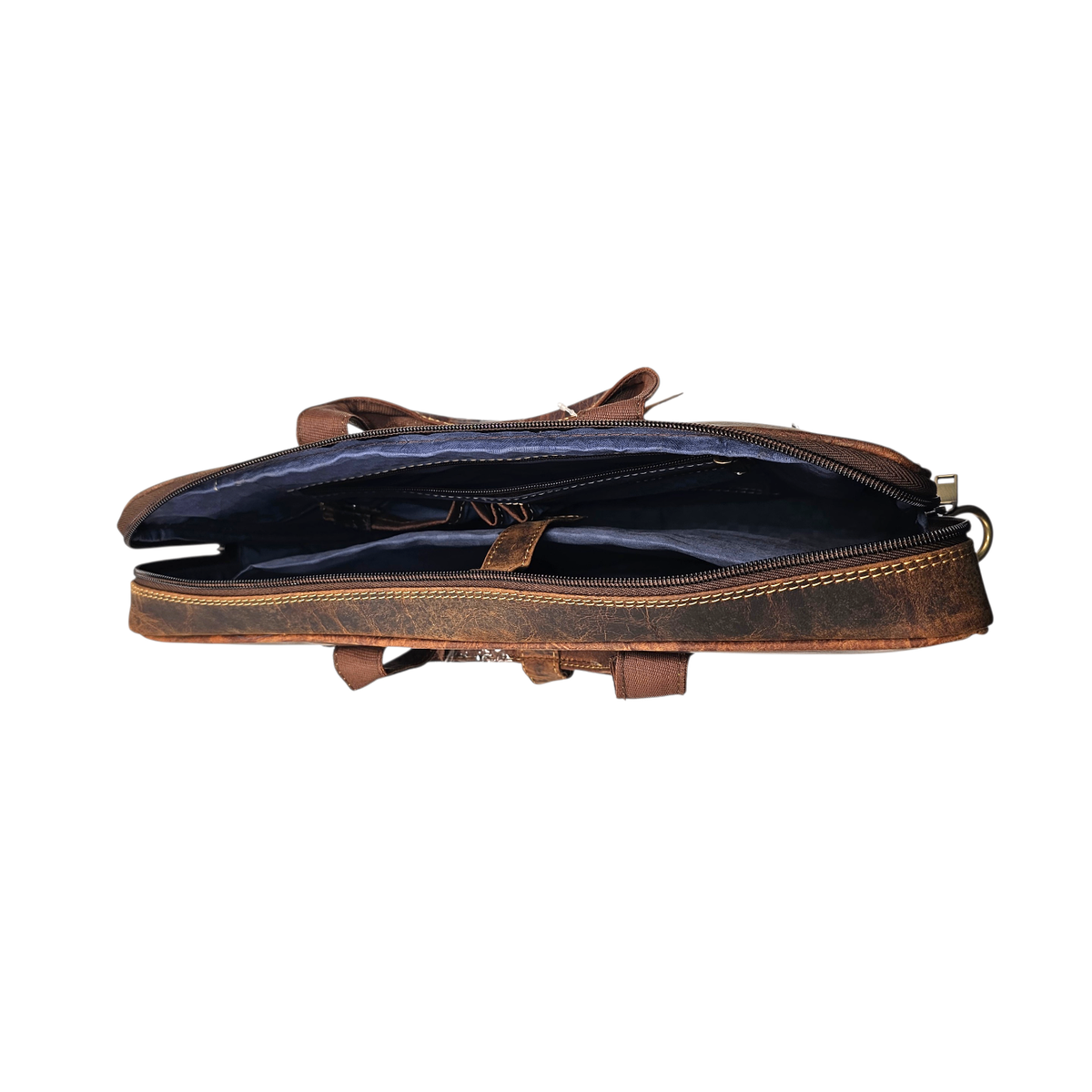 Genuine oil pullup Leather Laptop Bag for Men - Office Bag - Fits Up to 14/15.6/16 Inch