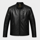 Boby Deol Leather Jacket - By Taj Leather Pure Black