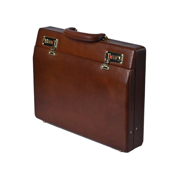 Genuine Leather Classic Briefcase | Hand Briefcase Medium Briefcase - For Men & Women