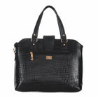 Women's Luxury Leather Shoulder Crossbody Handbag - Crocodile Pattern Stylish Bag