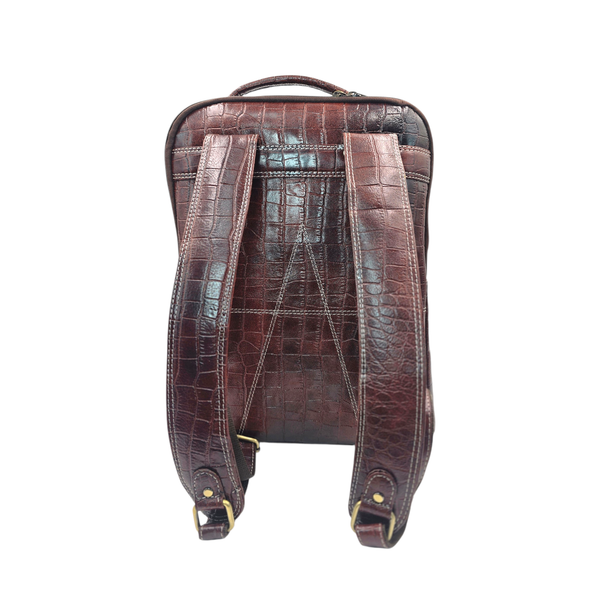 Large 35 L Laptop Backpack 100% Genuine Leather Laptop Backpack.