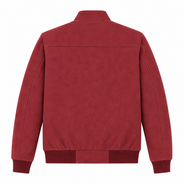 Suede Faux Maroon