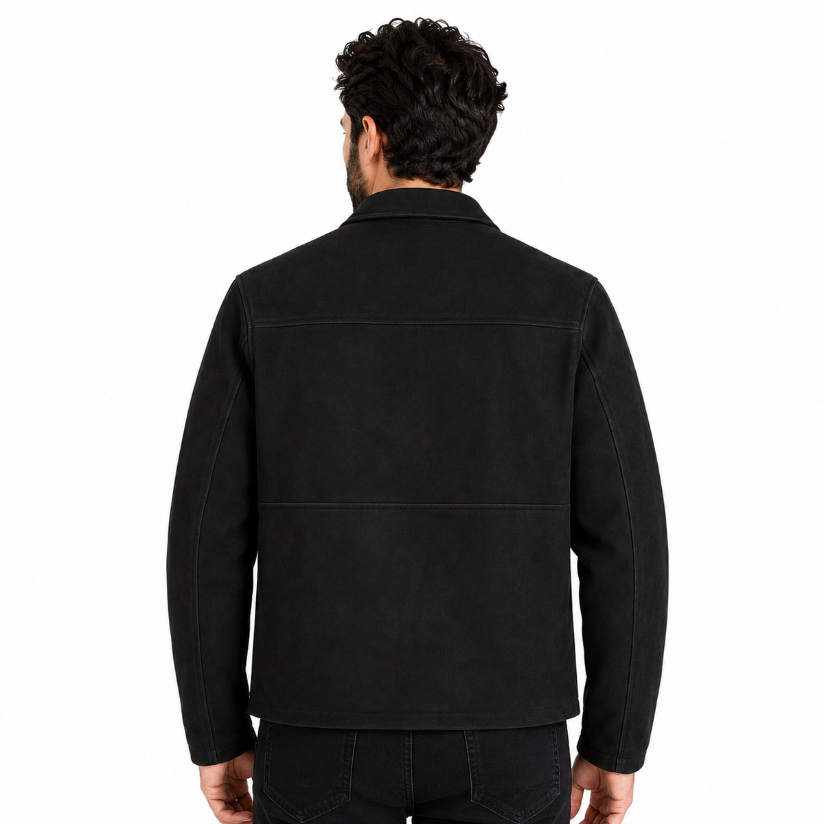 Suede Faux Black