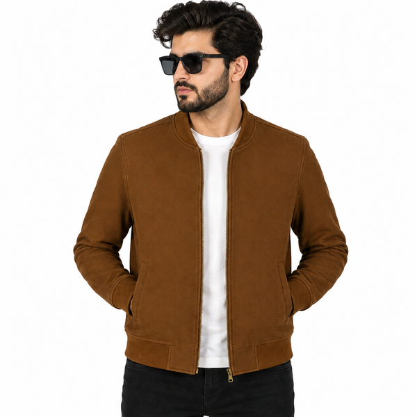 Suede Faux Brown