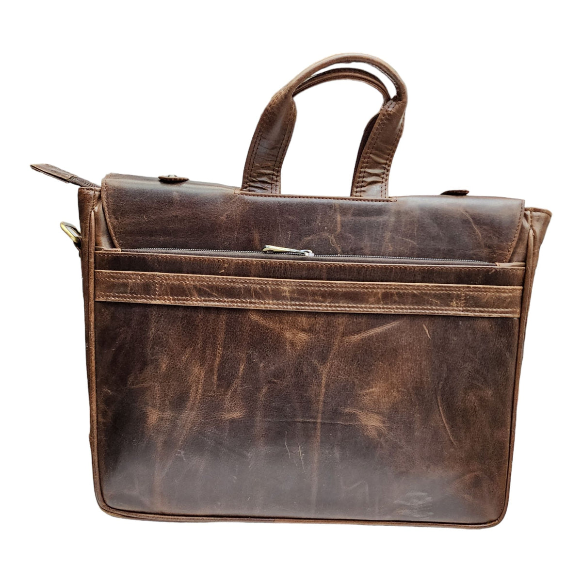 Genuine Leather Laptop Bag for Men - Office Bag - Fits Up to 14/15.6/16 Inch