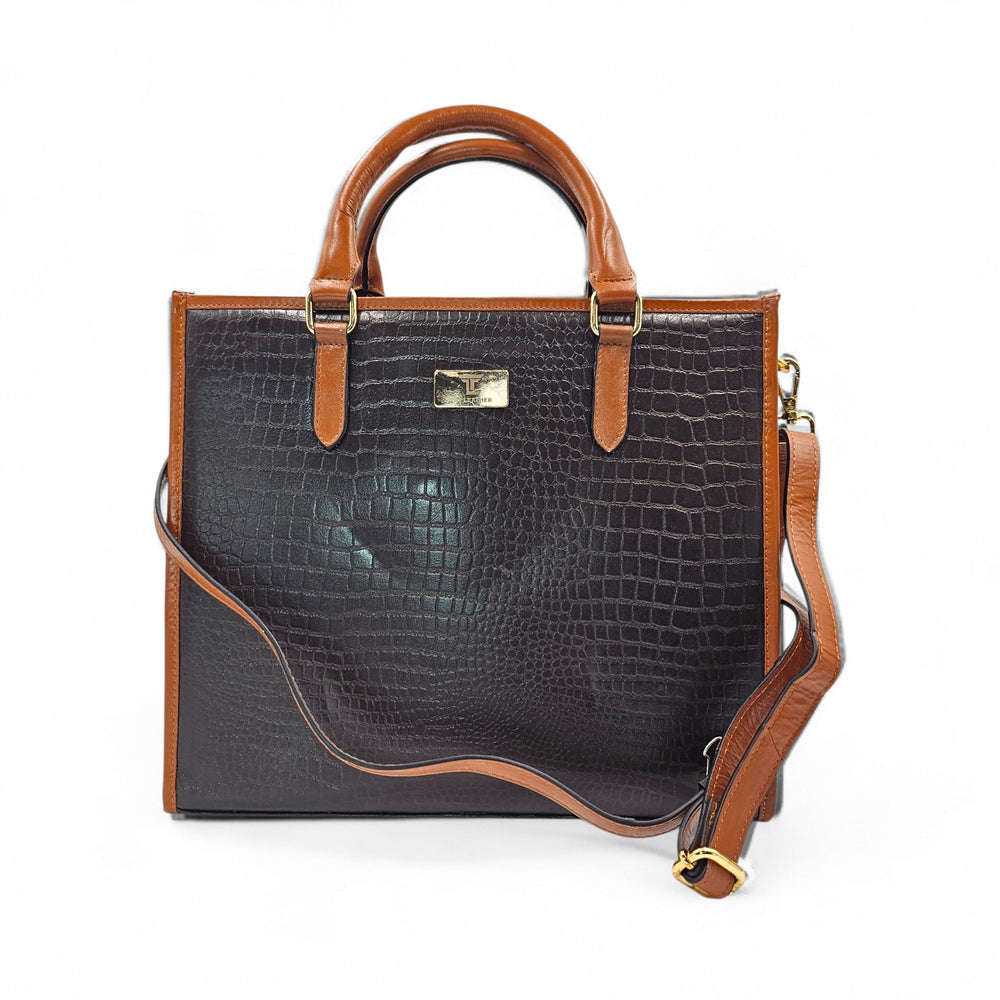 Genuine Leather Handbags for Women - Multi-Style Tote, Crossbody, and Top Handle Bag