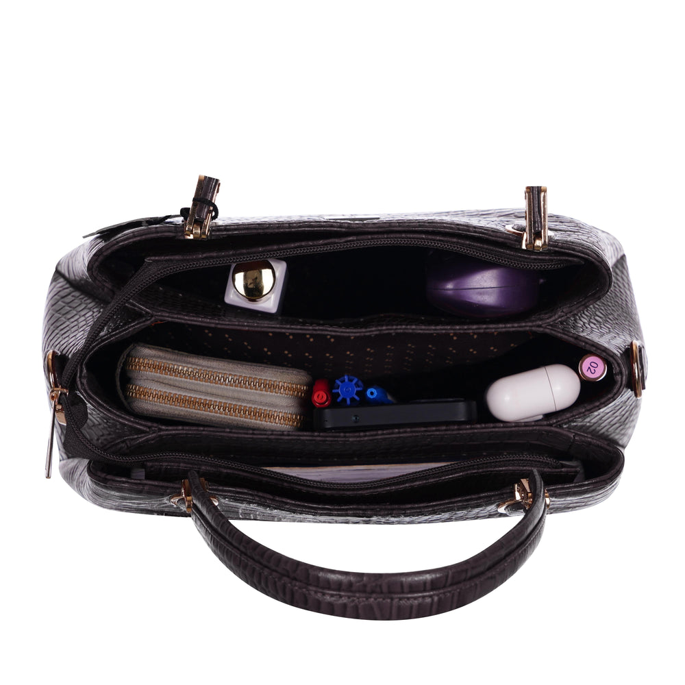 Genuine Leather Handbags for Women - Multi-Style Tote, Crossbody, and Top Handle Bag
