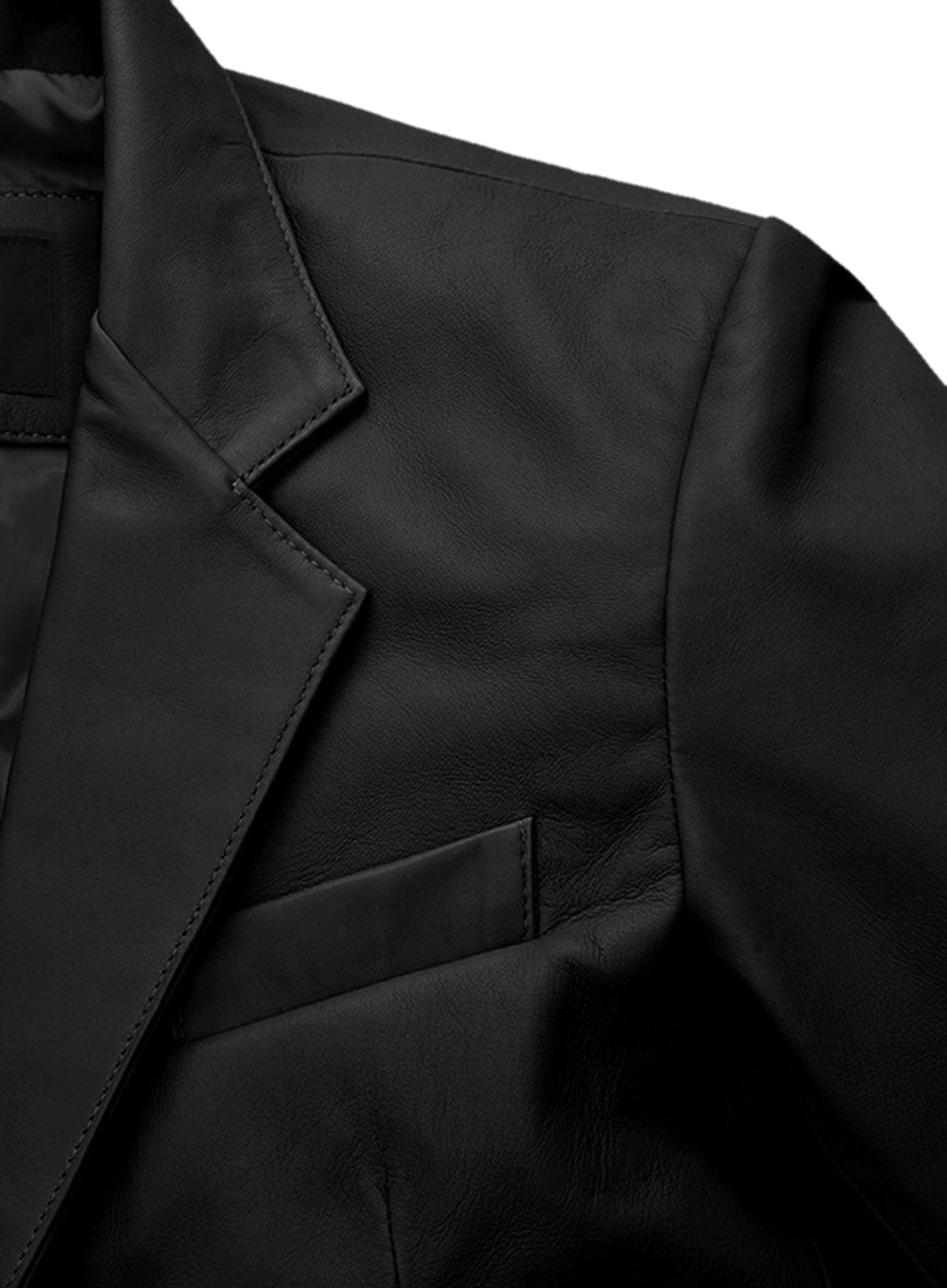 Men's Black Leather Coat - Premium Quality by Taj Leather