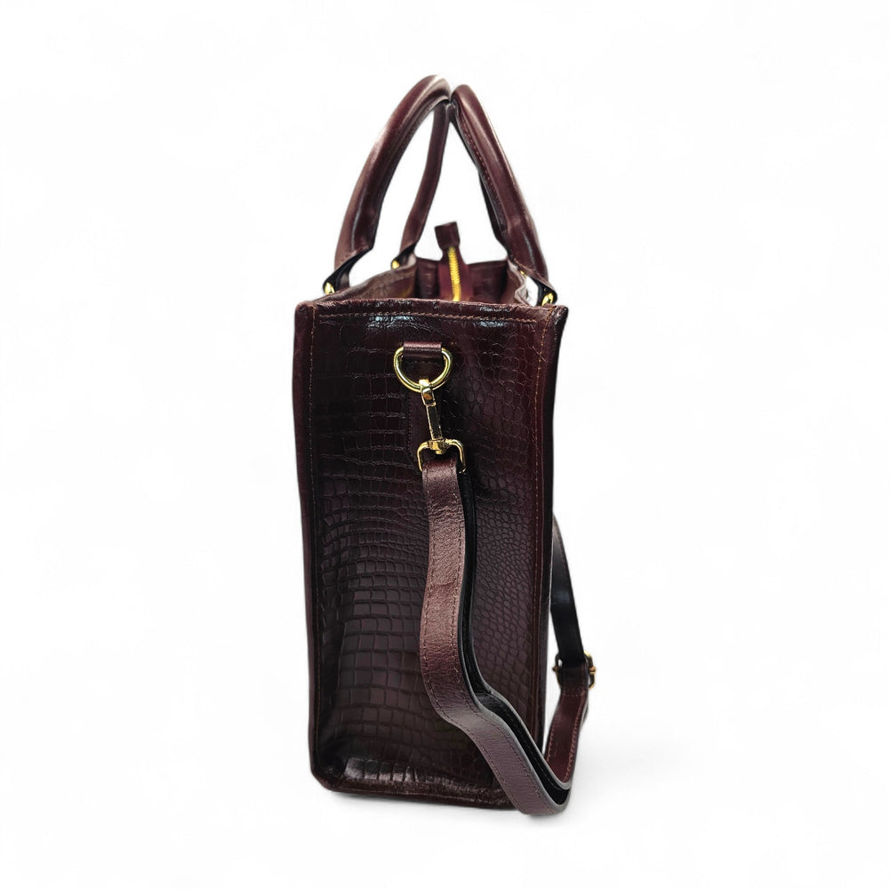 Genuine Leather Handbags for Women - Multi-Style Tote, Crossbody, and Top Handle Bag.
