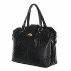 Women's Luxury Leather Shoulder Crossbody Handbag - Crocodile Pattern Stylish Bag