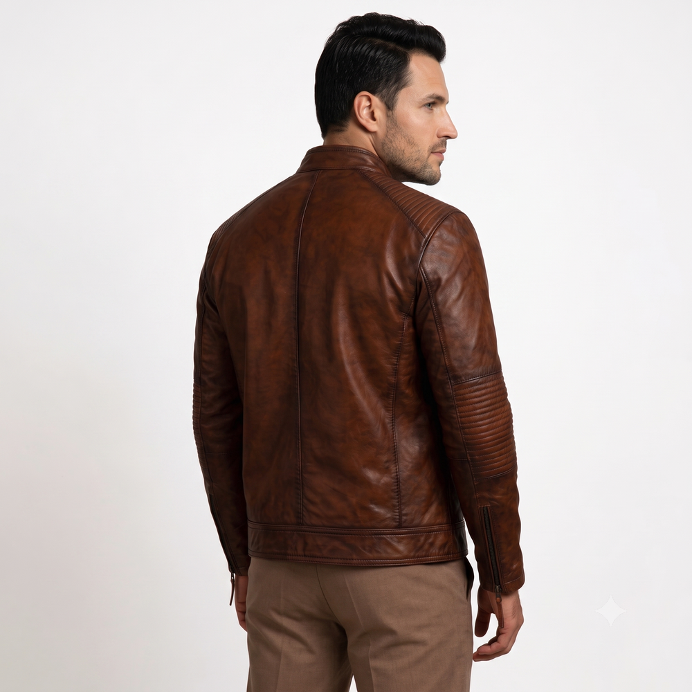 Numero Leather Jacket brown