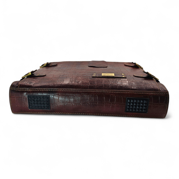 Genuine Leather Laptop Bag for Men - Office Bag - Fits Up to 14/15.6/17Inch