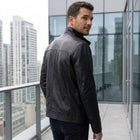 Taj Signature Stealth Minimalist Leather Jacket