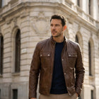 Taj Signature Daytona Biker Leather Jacket