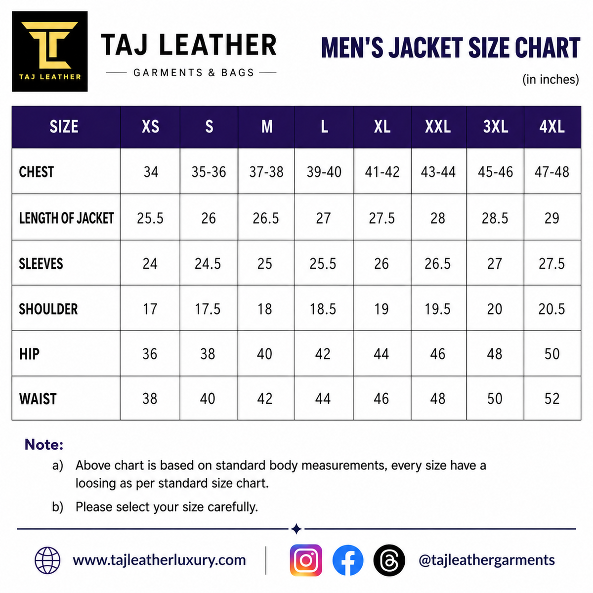 Stickers Design Leather Jacket - By Taj Leather Pure Black