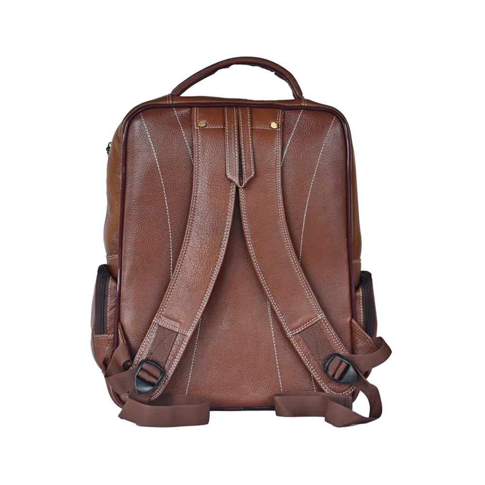 Large 35 L Laptop Backpack 100% Genuine Leather Laptop Backpack