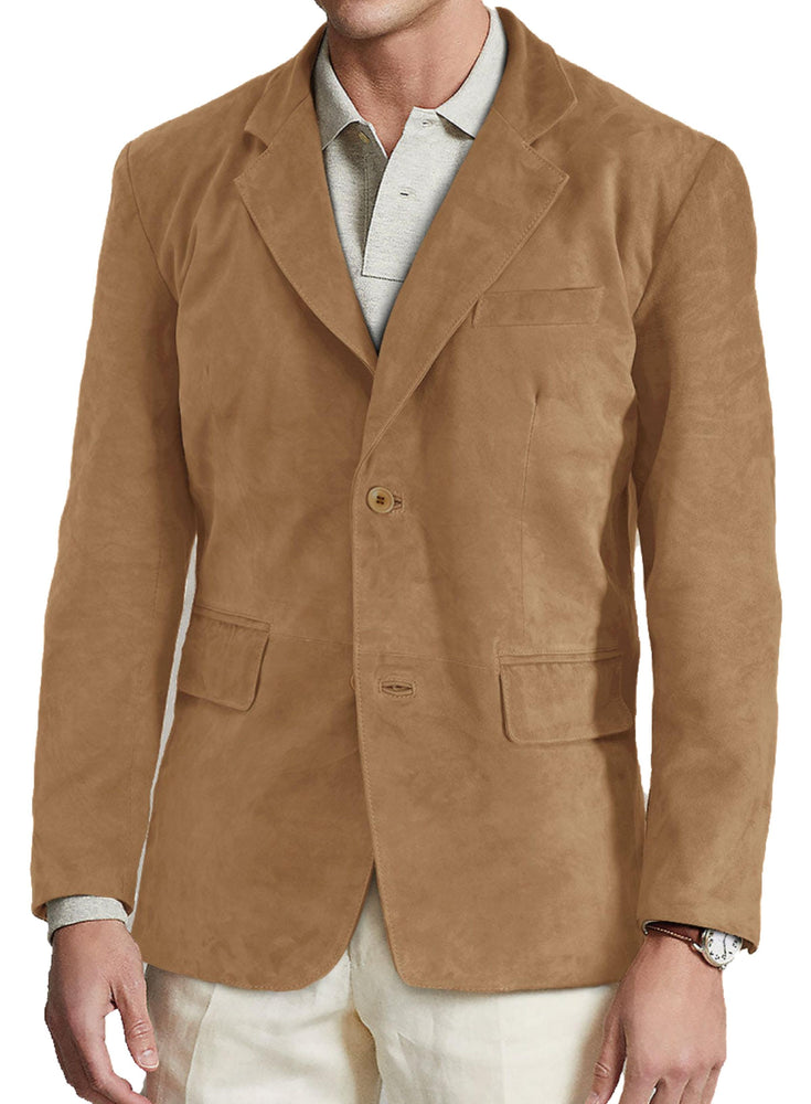 Men's Brown Leather Coat - Premium Quality by Taj Leather