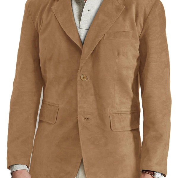 Men's Brown Leather Coat - Premium Quality by Taj Leather