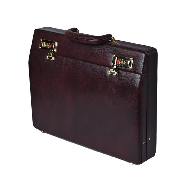 Genuine Leather Classic Briefcase | Hand Briefcase Medium Briefcase - For Men & Women