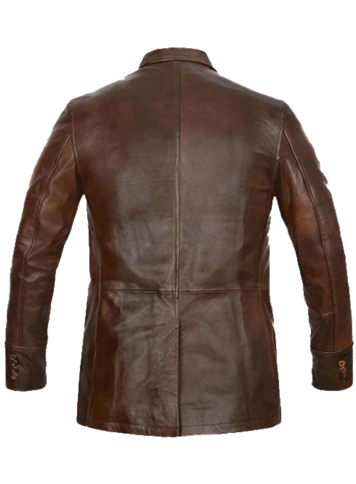 Men's Brown Leather Coat - Premium Quality by Taj Leather