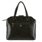 Women's Luxury Leather Shoulder Crossbody Handbag - Crocodile Pattern Stylish Bag