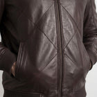 Taj Signature Yukon Hooded Leather Bomber
