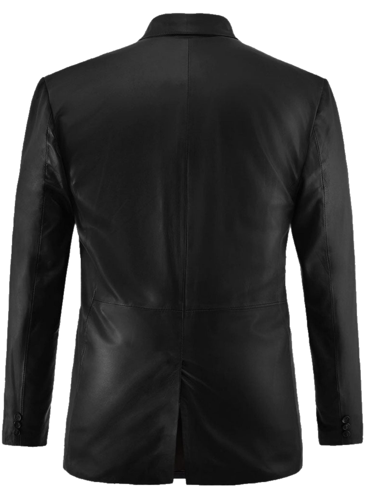 Men's Black Leather Coat - Premium Quality by Taj Leather