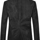 Men's Black Leather Coat - Premium Quality by Taj Leather