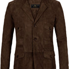 Men's Brown Leather Coat - Premium Quality by Taj Leather