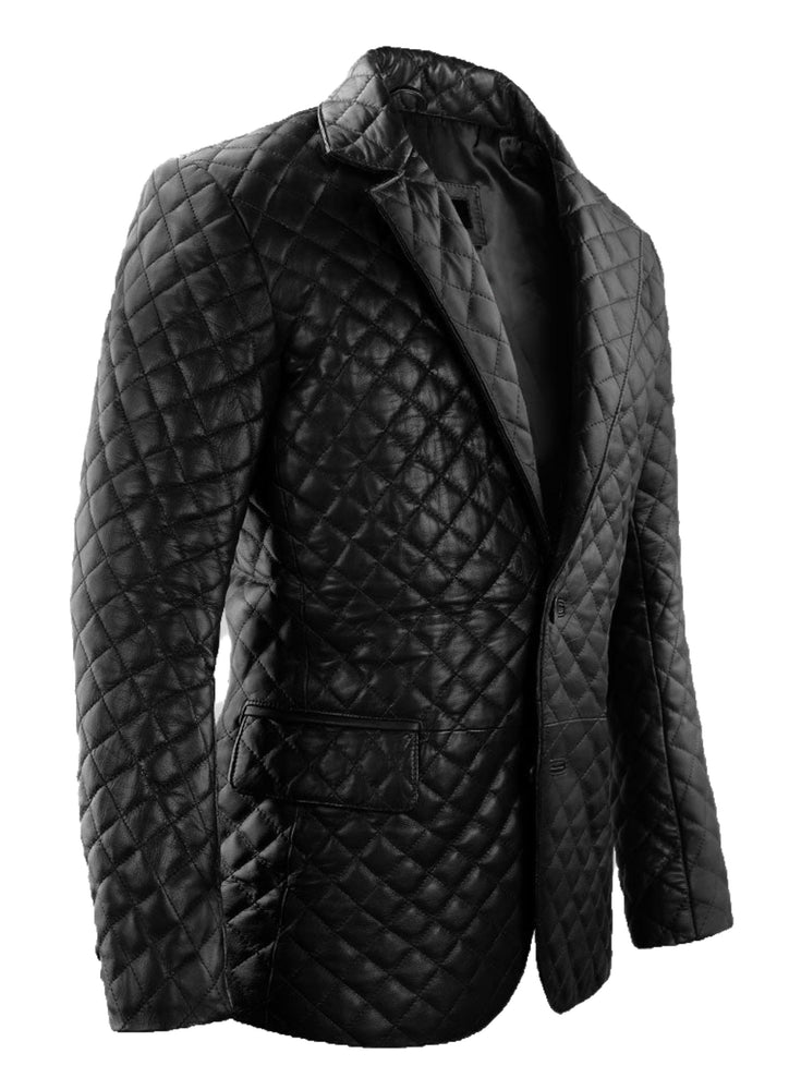 Men's Black Leather Coat - Premium Quality by Taj Leather