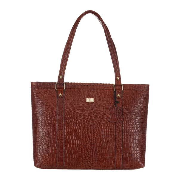 Women's 100% Leather Shoulder Bag - Elegant and Durable with Spacious Design
