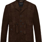Men's Brown Leather Coat - Premium Quality by Taj Leather