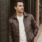 Taj Heritage Dakota Distressed Leather Jacket