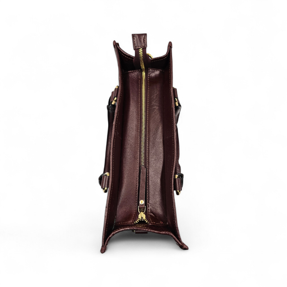 Genuine Leather Handbags for Women - Multi-Style Tote, Crossbody, and Top Handle Bag.